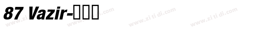 87 Vazir字体转换